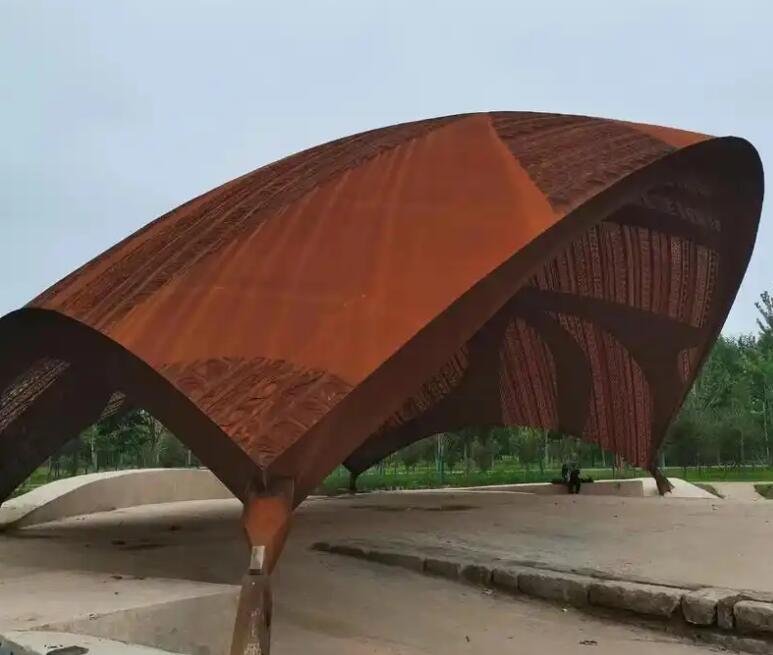 澄迈耐候钢幕墙案例